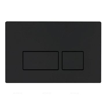Кнопка смыва BB044NERO, чёрная матовая