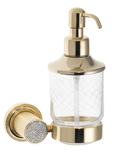 Настенный диспенсер ROYALE CRISTAL GOLD 10932-G Boheme
