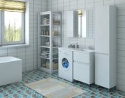 Шкаф-пенал напольный Dallas Luxe правосторонний (ШхГхВ) 400х340х2000