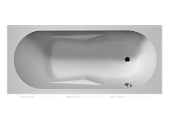 Акриловая ванна Riho Lazy 170x75 см R Plug&Play