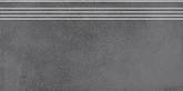 Ступень Мирабо серый темный обрезной 30x60x0,9