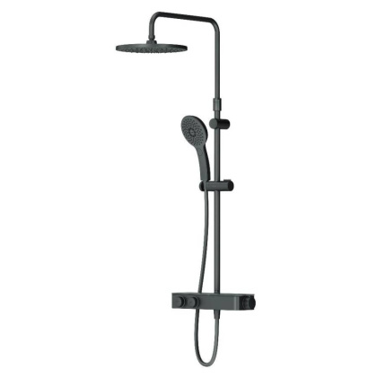 F0750A422 Inspire V2.0, душевая система, набор: Смеситель д/душа с термостатом, верхний душ d 250 мм, ру