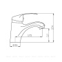 Смеситель для раковины Agger Glad A1502100