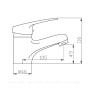 Смеситель для раковины Agger Exact A2102100