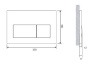 Кнопка PRESTO для LINK PRO_VECTOR_LINK_HI-TEC пластик хром глянцевый