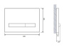 Кнопка PILOT для LINK PRO_VECTOR_LINK_HI-TEC стекло белый