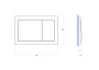 Кнопка ENTER для LINK PRO_VECTOR_LINK_HI-TEC пластик хром глянцевый
