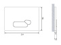 Кнопка ACTIS для LINK PRO_VECTOR_LINK_HI-TEC пластик белый