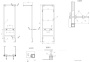 Инсталляция VECTOR 40 для унитаза механическая