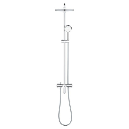 Душевая система поворотная со смесителем Grohe Tempesta Cosmopolitan 250, хром / белый (26673000)