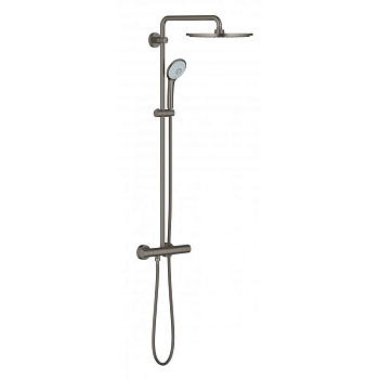 Душевая система поворотная с термостатом Grohe Euphoria 310, темный графит, матовый (26075AL0)