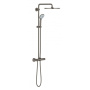 Душевая система поворотная с термостатом Grohe Euphoria 310, темный графит, матовый (26075AL0)