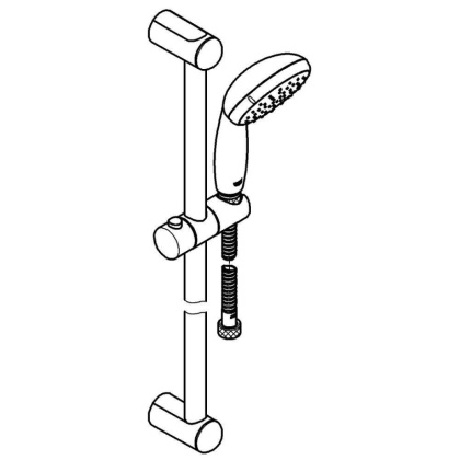 Душевой гарнитур Grohe Tempesta New 100 27924001 хром