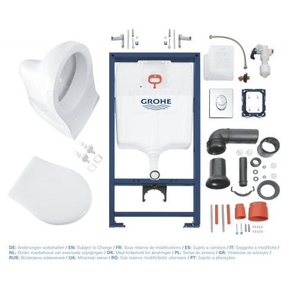 Унитаз с инсталляцией Grohe Solido Ceramic 39192000