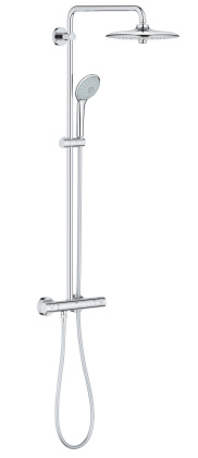 Душевая система с термостатом для настенного монтажа, GROHE Euphoria 260, хром, (27296002)