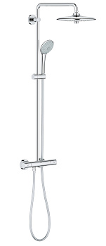 Душевая система с термостатом для настенного монтажа, GROHE Euphoria 260, хром, (27296002)