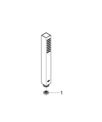 Душевая система GROHE Grohtherm SmartControl с душевым гарнитуром и верхним душем Rainshower SmartActive Cube 310, хром, (34706000)