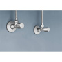 Вентиль угловой GROHE 1/2″-3/8″ для подключения смесителей, хром (22037000)
