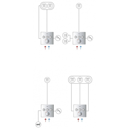 Смеситель для душа Grohe SmartControl 29149000 хром
