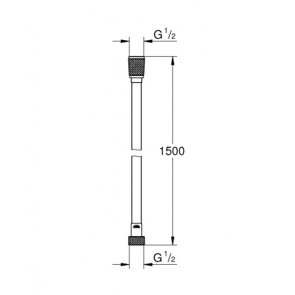 Душевой шланг Grohe Silverflex 26346000 хром