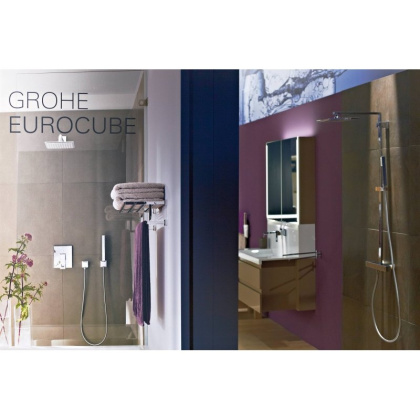 Подключение душевого шланга Grohe Euphoria Cube 27704000 хром