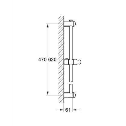 Душевая штанга Grohe Euphoria 27499000 хром