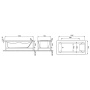 Акриловая ванна Jacob Delafon Sofa E60515RU-01 170x75, шт