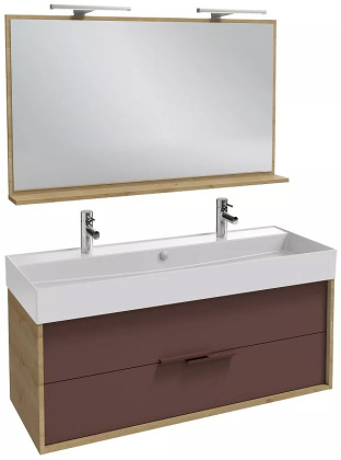 Раковина 120 см Jacob Delafon Vivienne EXBK112-00, белый, шт