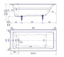 Ванна чугунная Creto Strong 180x80 см 25-1180