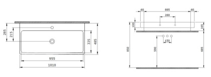 Раковина Bocchi Scala Arch 1079-001-0126 белая