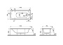 Акриловая ванна Vitra Optimum Neo 170x75