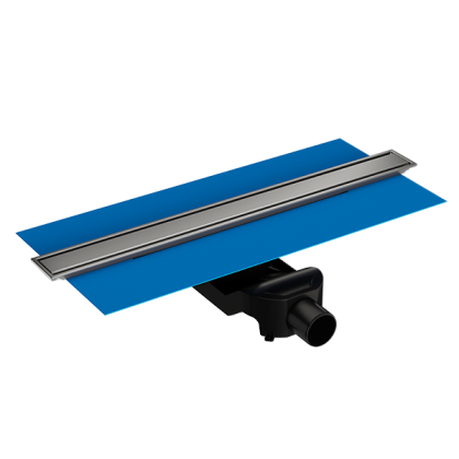 Душевой трап Eco-Flow 60 см, горизонтальный, матовый хром