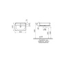 Раковина Vitra Geo накладная 60 см, цвет белый, 7426B003-0001