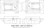 Акриловая ванна Riho LAZY  170x75  RIGHT
