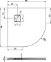Акриловый душевой поддон Riho Basel 451 90x90 белый R55 + сифон DC980050000000S