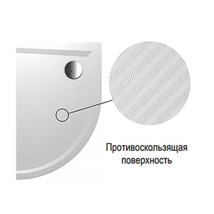 Душевой поддон из литьевого мрамора Riho Kolping DB14 90x90 R55 белый + сифон DB1400500000000