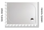 Панель для душевого поддона Riho Kolping P32 L 100x80x10 331L P32005000000000