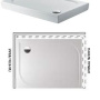 Панель для душевого поддона Riho Kolping P33 R 120x80x10 333R P33005000000000
