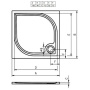 Панель для душевого поддона Riho Kolping P37 R 120x90x10 334R P37005000000000