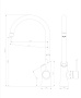 Смеситель Lemark Comfort LM3072C для кухни  с подключением к фильтру с питьевой водой
