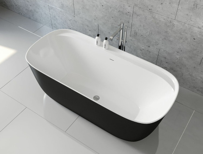Акриловая ванна Aquanet Family Fine 170x78 95778 Gloss Finish (панель Black matte)
