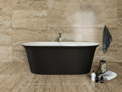 Акриловая ванна Aquanet Family Smart 170x78 88778 Gloss Finish (панель Black matte)