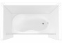 Карниз для ванны Aquanet прямой 150