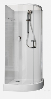 Душевая кабина Aquanet Passion EVO R white 90x90 набор 1
