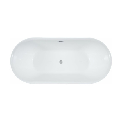 Акриловая ванна Aquanet Delight 170x78 черный матовый