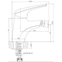 Смеситель для биде Aquanet Conte SD91384