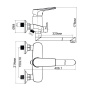 Смеситель для ванны с душем Aquanet Bath & Basin SD91669A