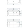 Акриловая ванна Allen Brau Infinity 1 170x80 2.21001.21 белый матовый