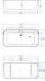 Акриловая ванна Allen Brau Infinity 1 170x80 2.21001.21 белый матовый