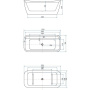 Акриловая ванна Allen Brau Infinity 2 170x78 2.21002.21 белый матовый